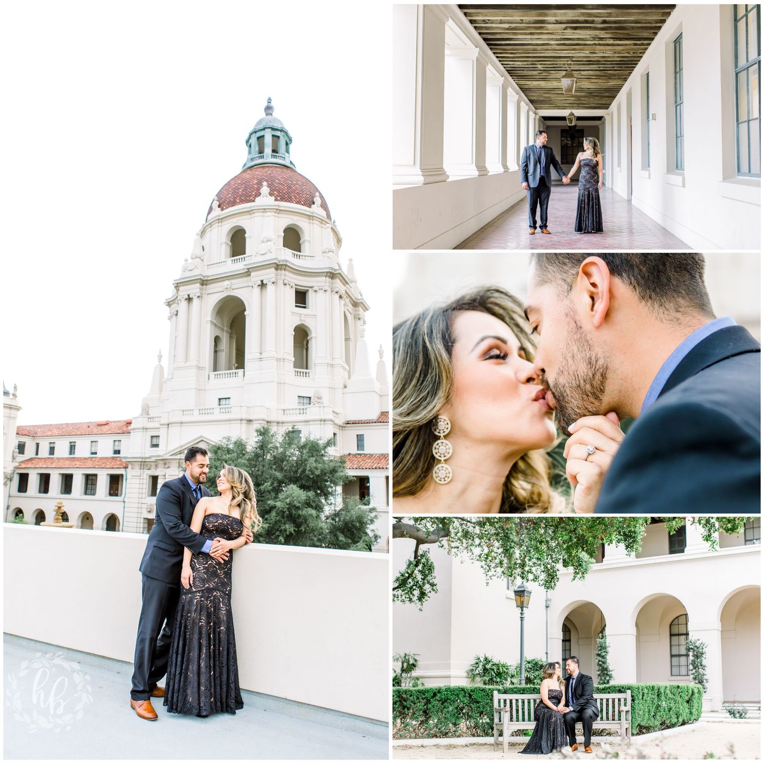 Pasadena City Hall engagement photos Pasadena photographer