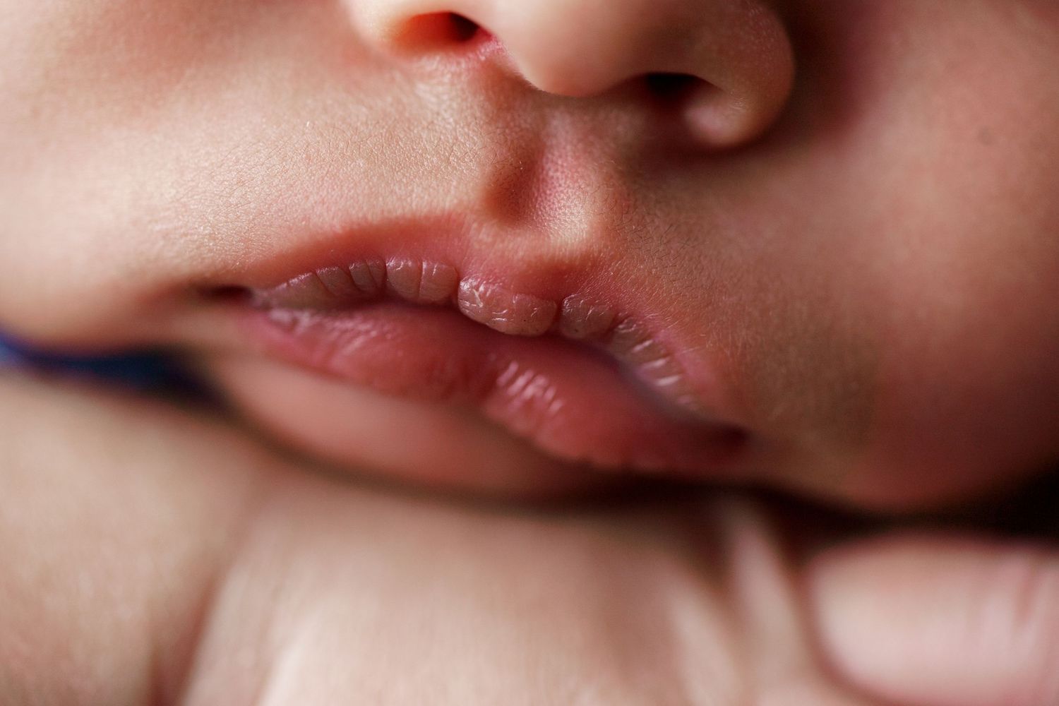 macro photography baby lips