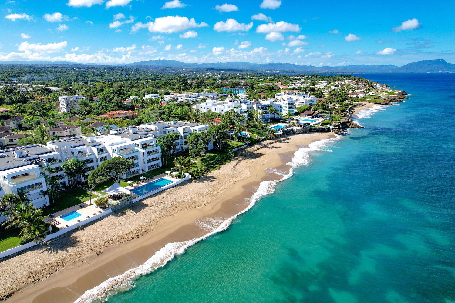 beachfront properties with outstanding long beach in sosua cabarete for rent