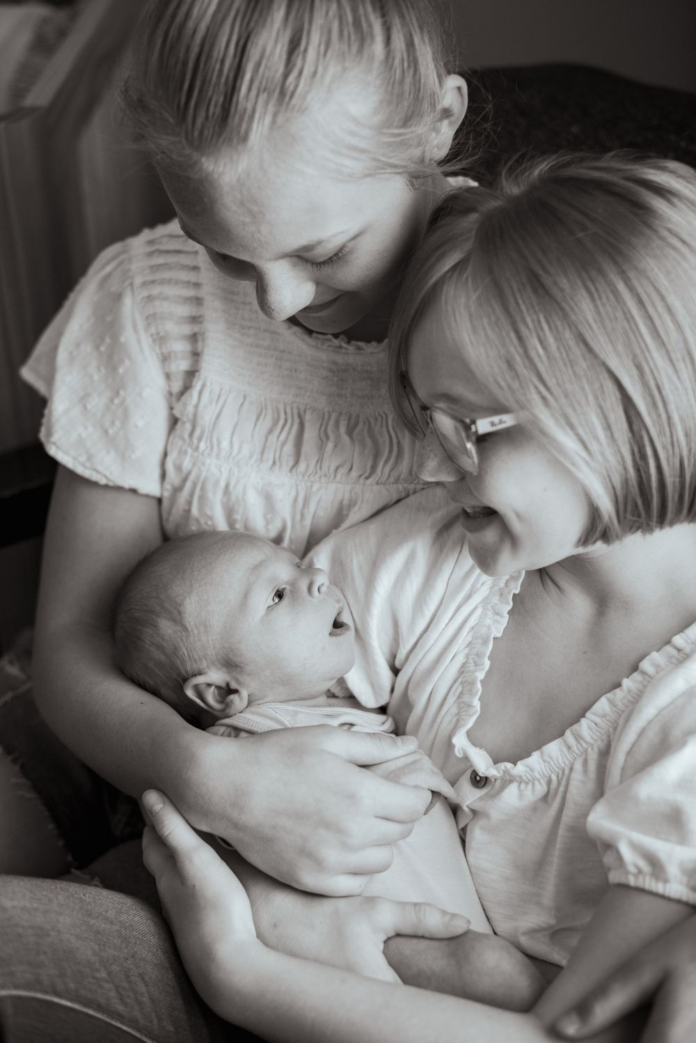 Newborn portrait photography session