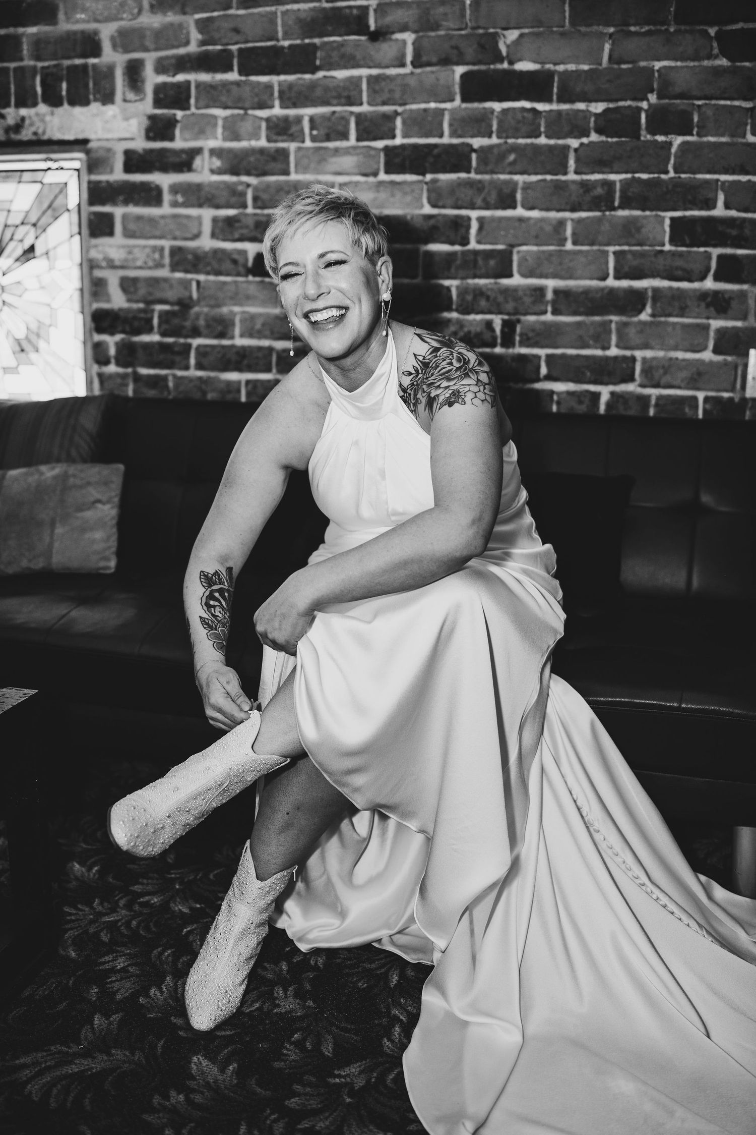 Salida Colorado steamplant wedding bride