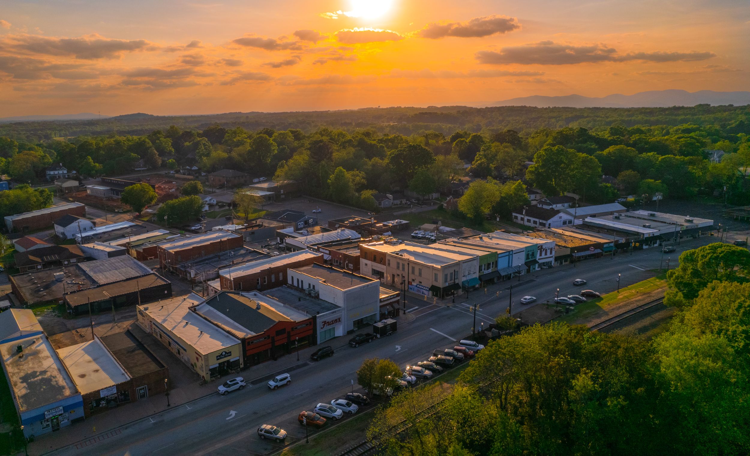 Sunset of Inman, South Carolina