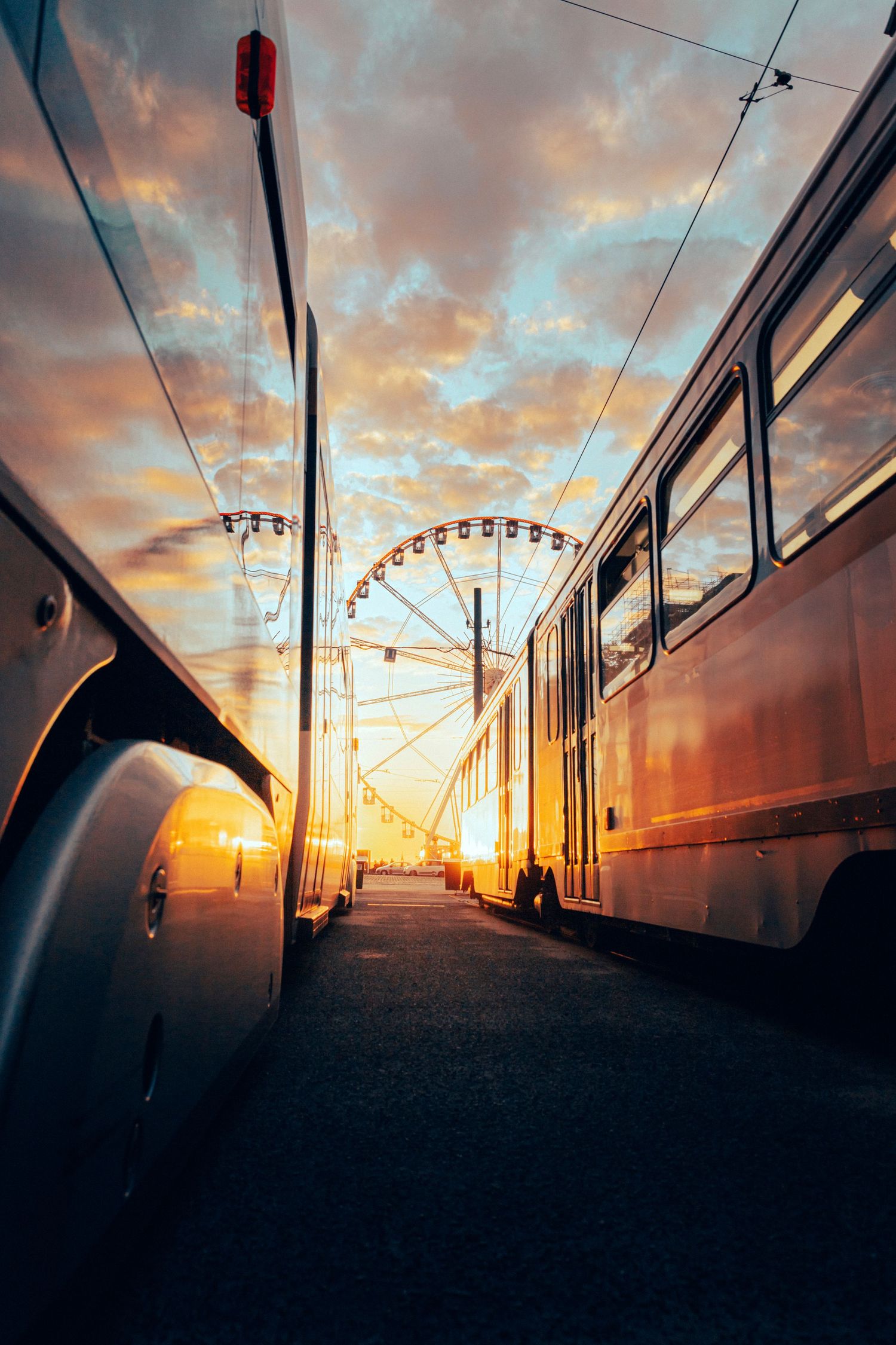 Entre deux trams