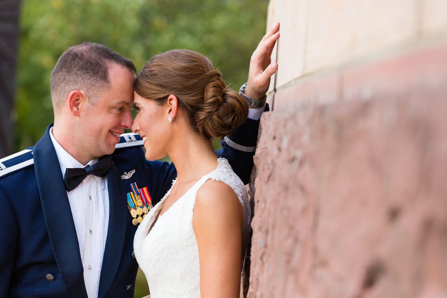 A military wedding at Indiana State Museum