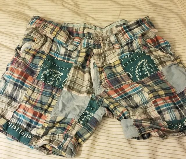 Japanese plaid shorts