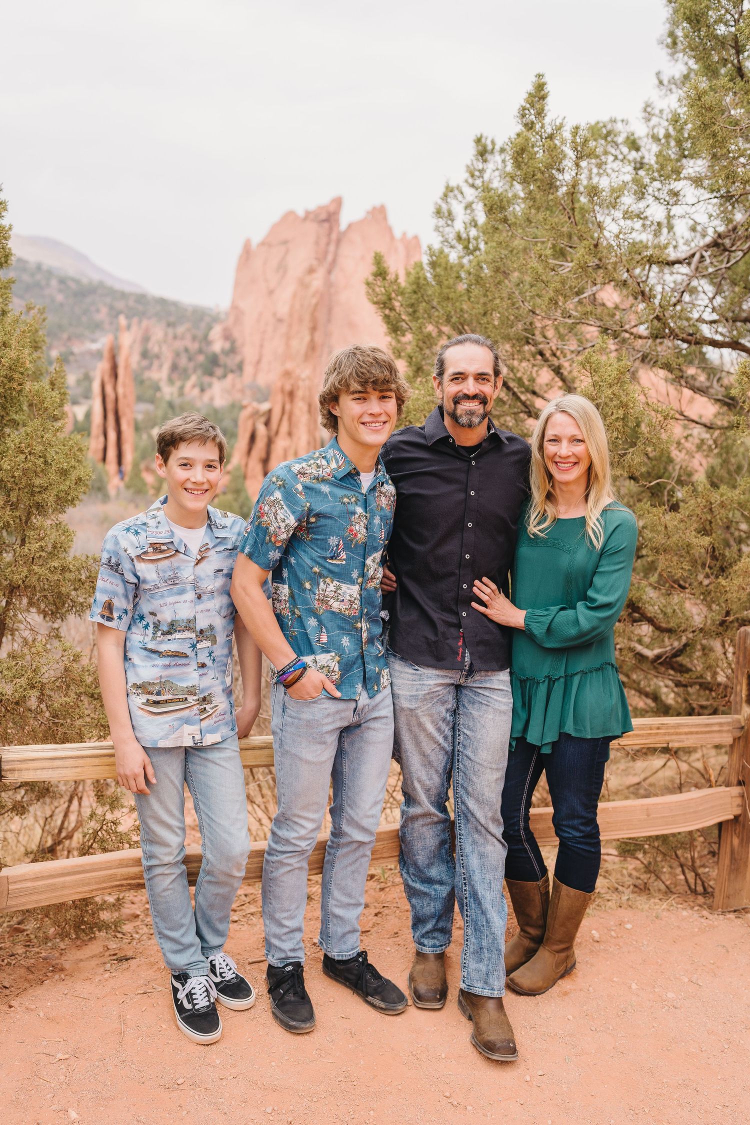 Garden of the Gods Family Image