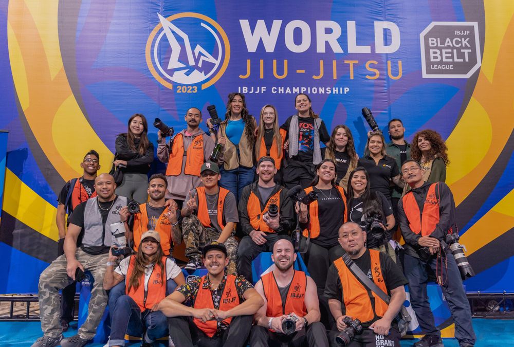 IBJJF Worlds Photographers Group shot in 2023