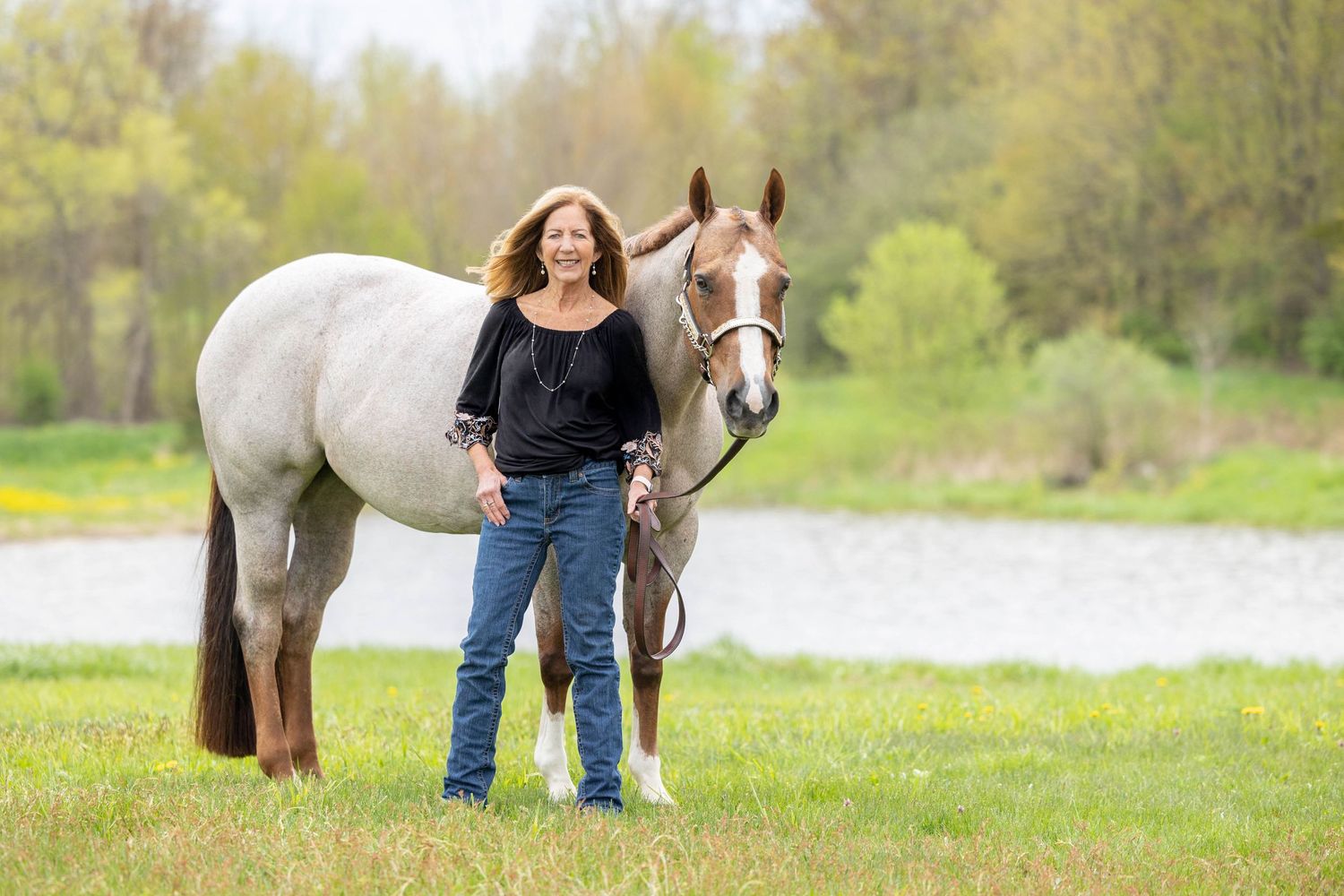 Sue Wireman and Peach