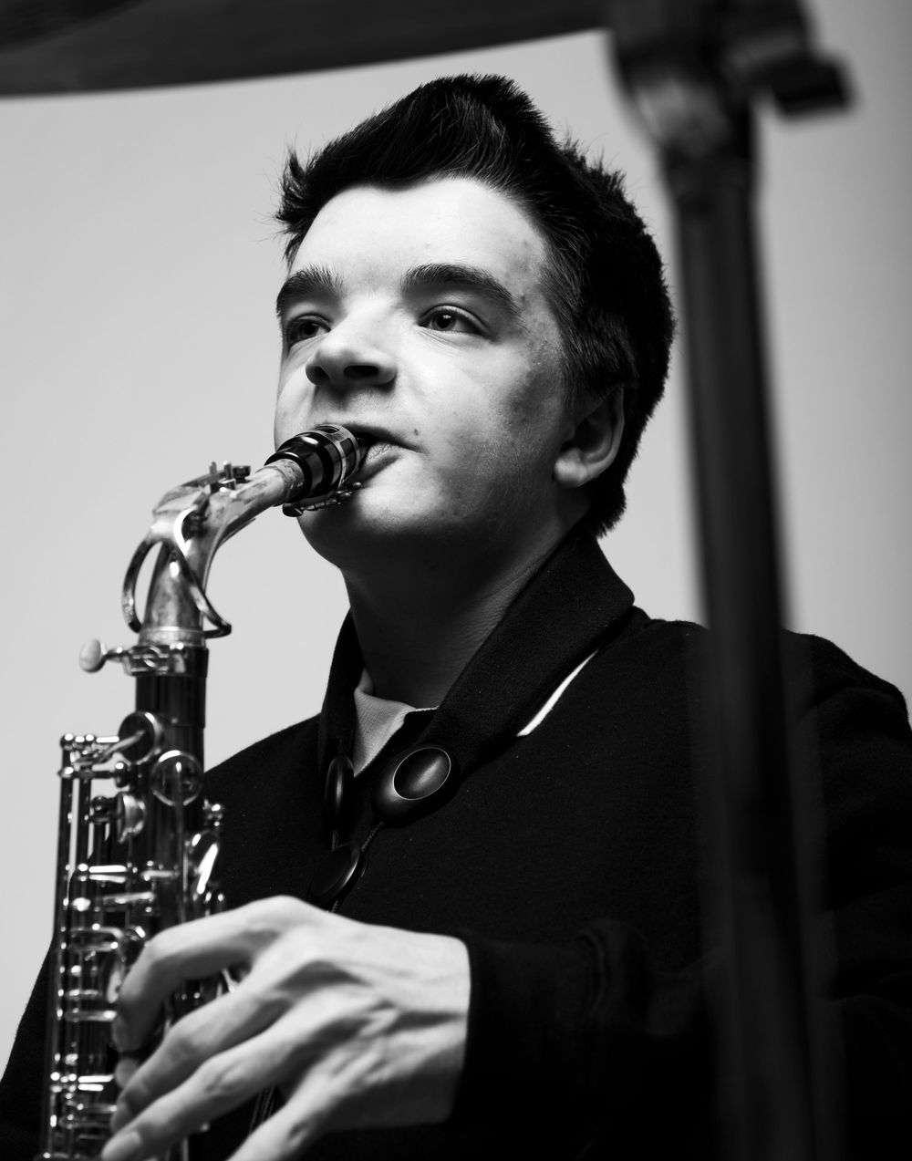 Man playing the saxophone