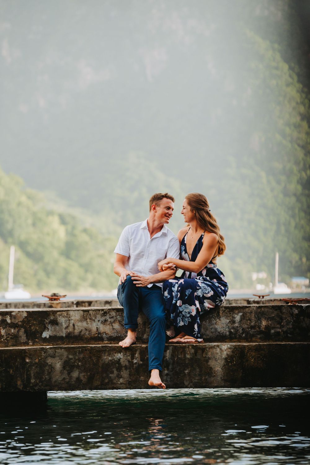 St Lucia engagement photoshoot in Soufriere