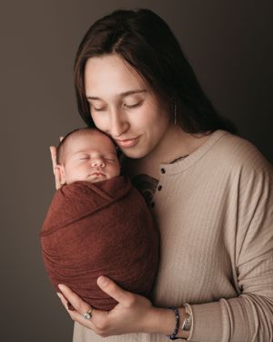 Mother Daughter Studio Newborn Shots