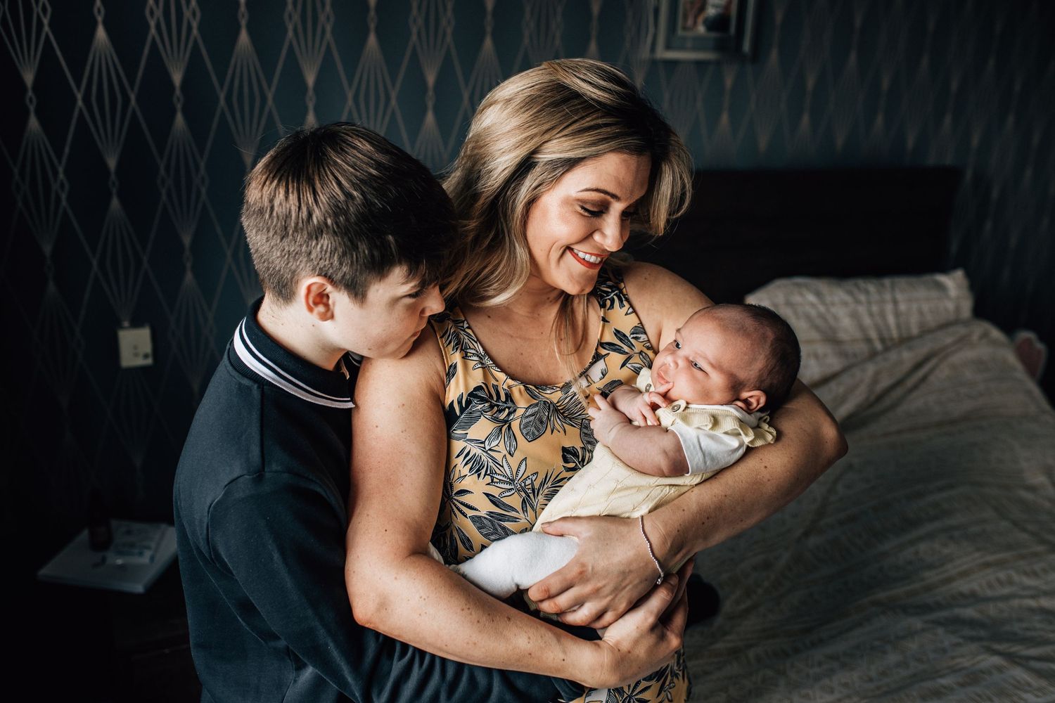 Newborn Photography In home photo session Family