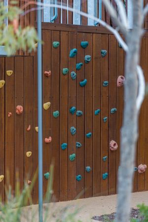 Rock-climbing wall Perth Playground's CCGS
