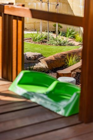 green slide Nature Play Solutions Perth