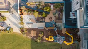 eye catching aerial photography CCGS nature playground Perth