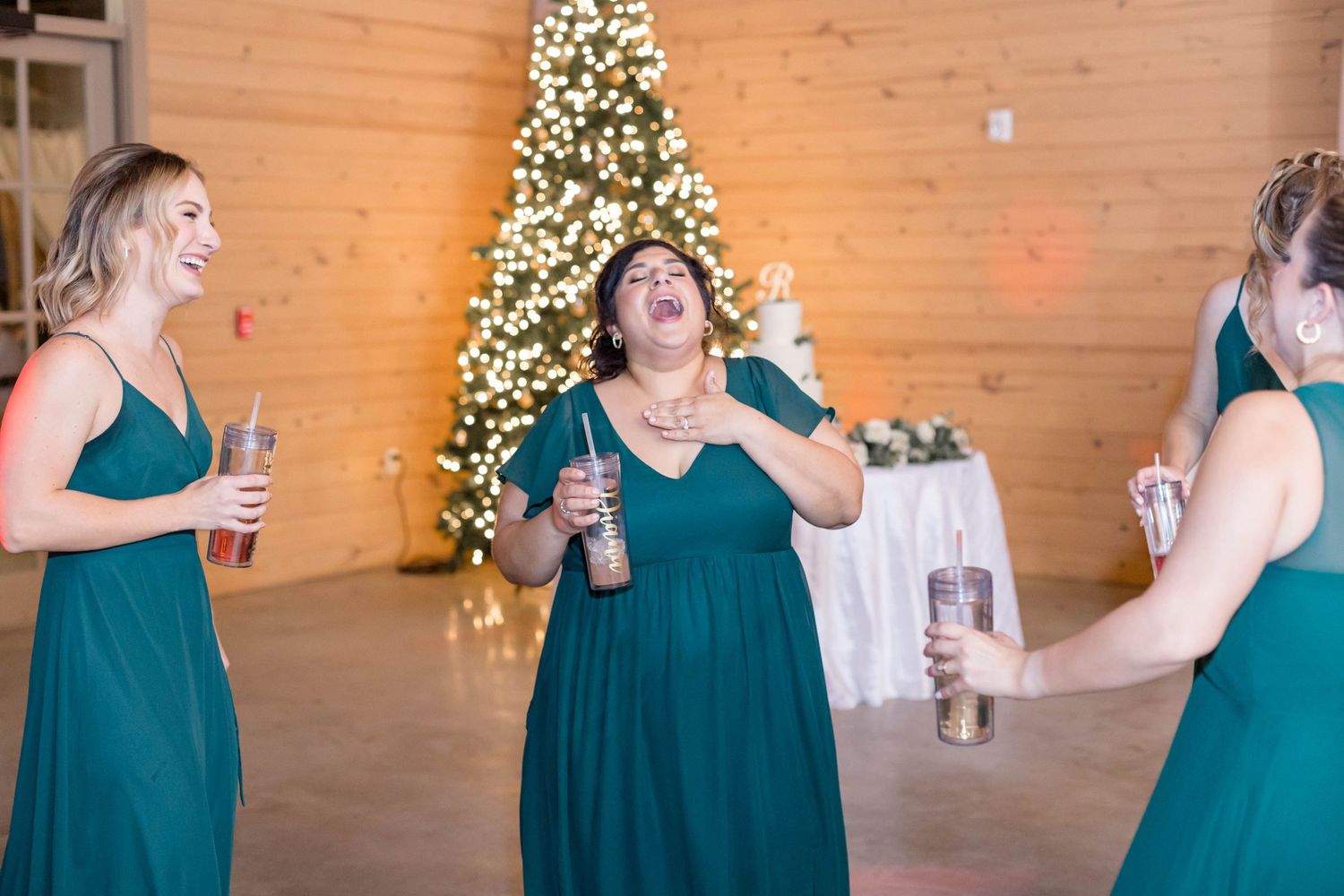bridesmaid sings