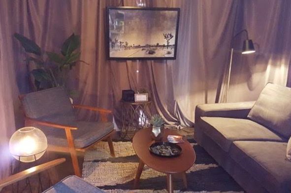Joshua Tree print at Coachella