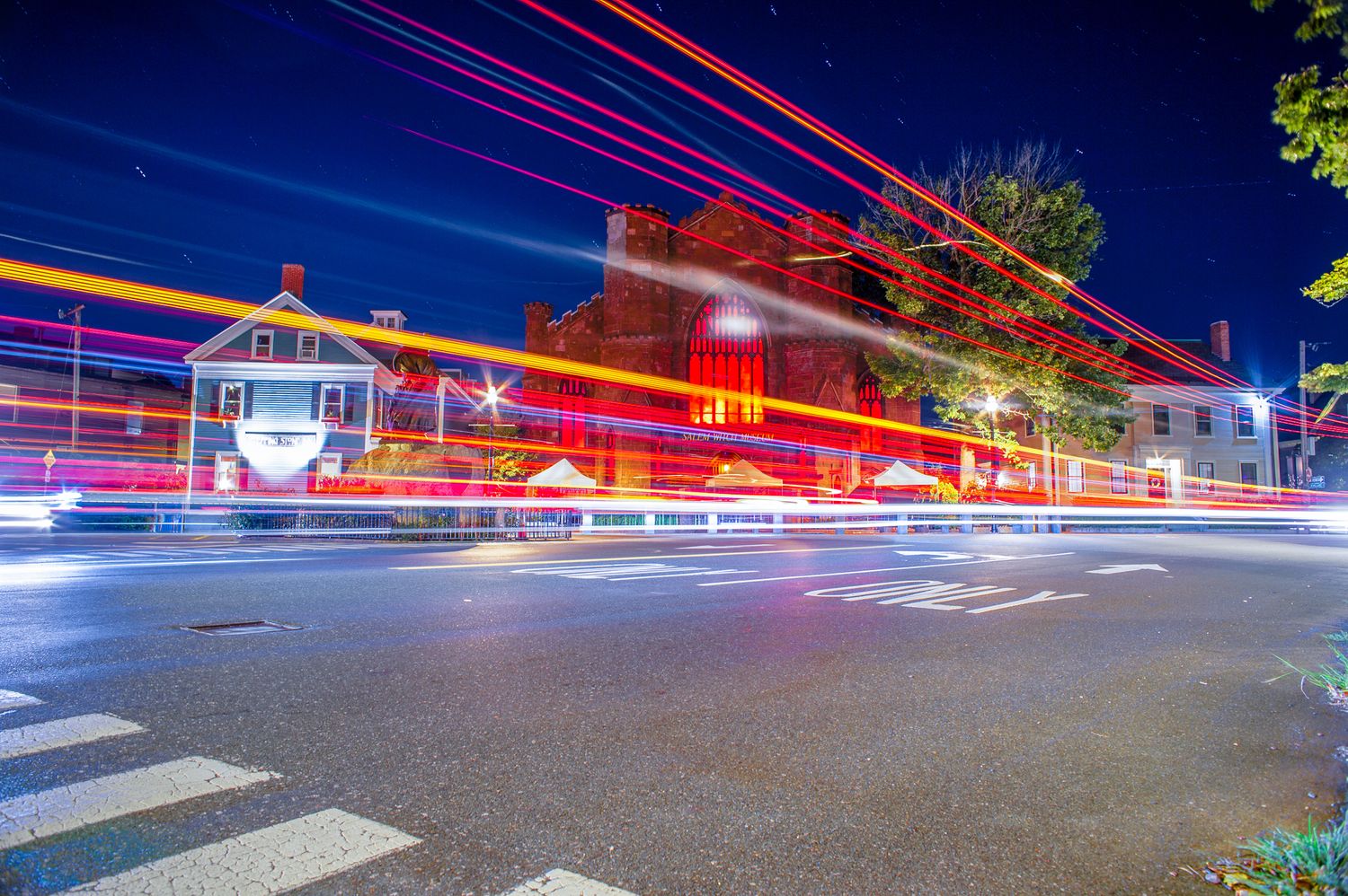 Night Photography: Salem, Massachusetts. Photographer Lita Kelley