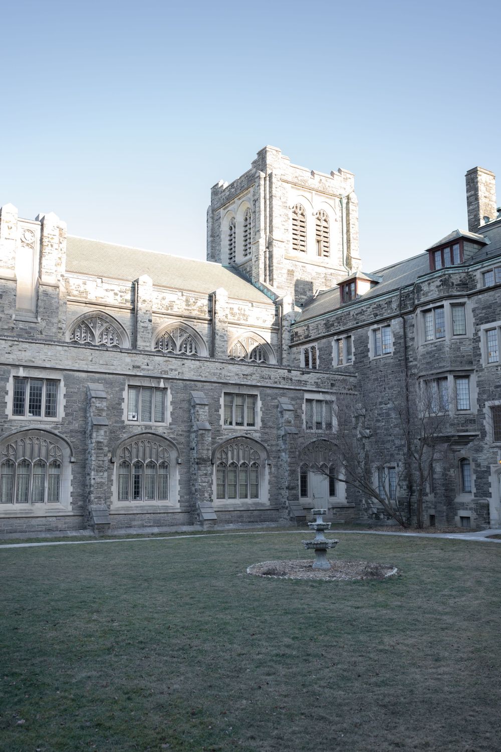 Historic Toronto venue photographed in the winter by editorial wedding photographer
