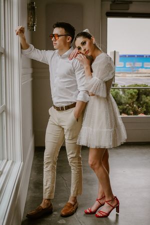 New Years Wedding Couple
