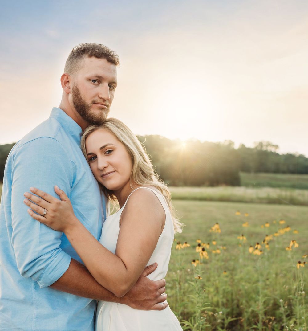 Waverly Ohio Engagement Couple Photographer