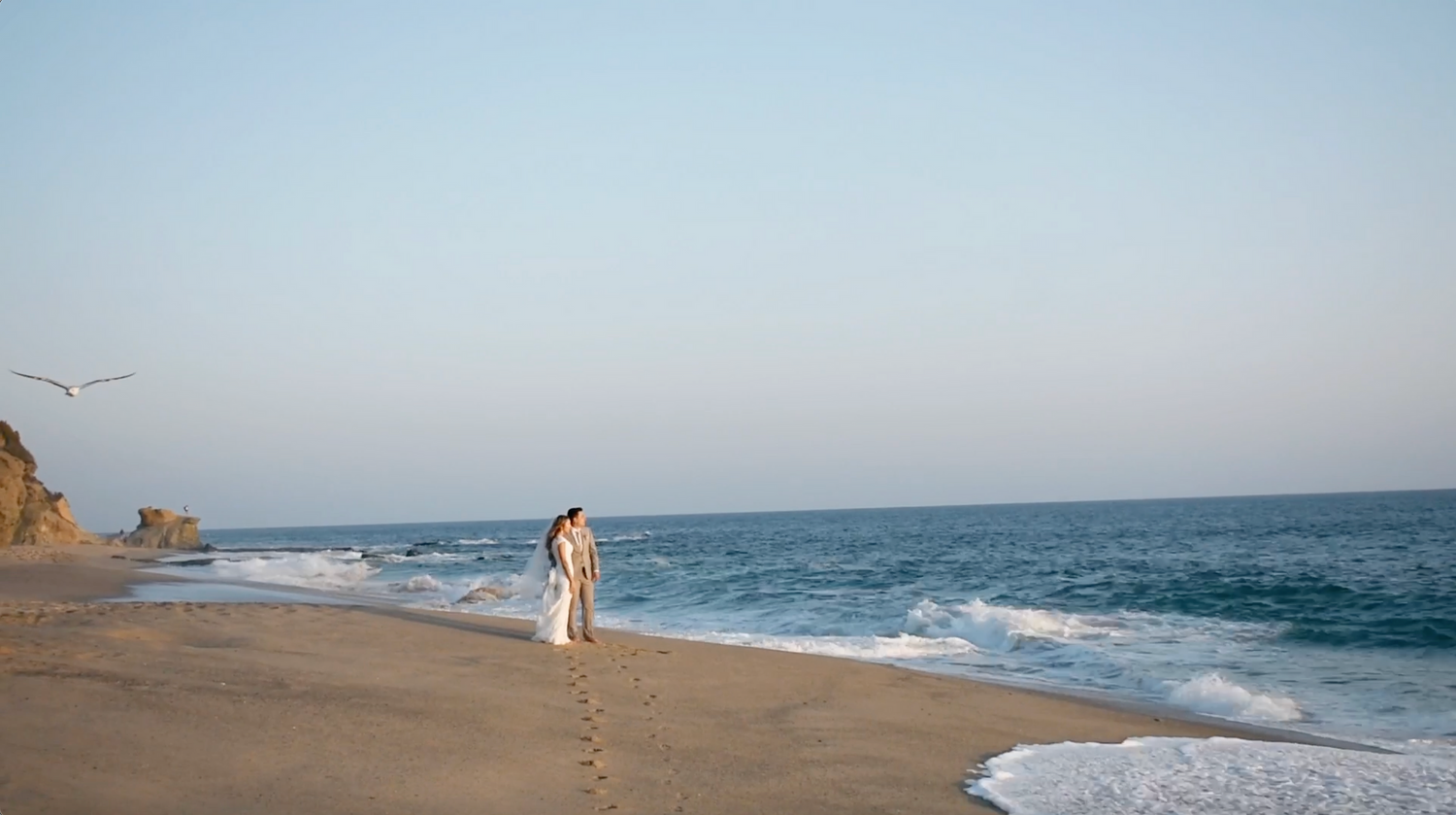 Moody, editorial-style wedding portrait of a bride and groom, captured in Steadman Film’s vintage-inspired and emotionally rich aesthetic