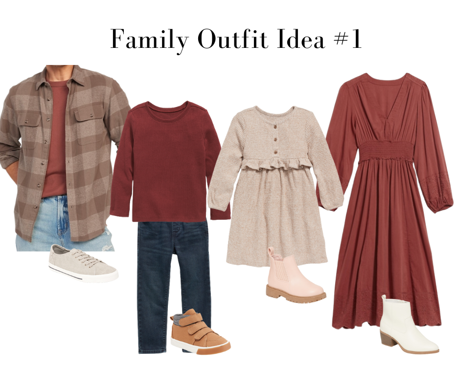 Family Outfit Idea for Family Photos with Mankato MN Photographer