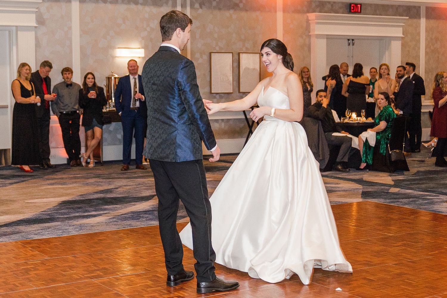 bride and groom just married wedding day milwaukee saint kate arts hotel wedding photographer racine photographer MKE
