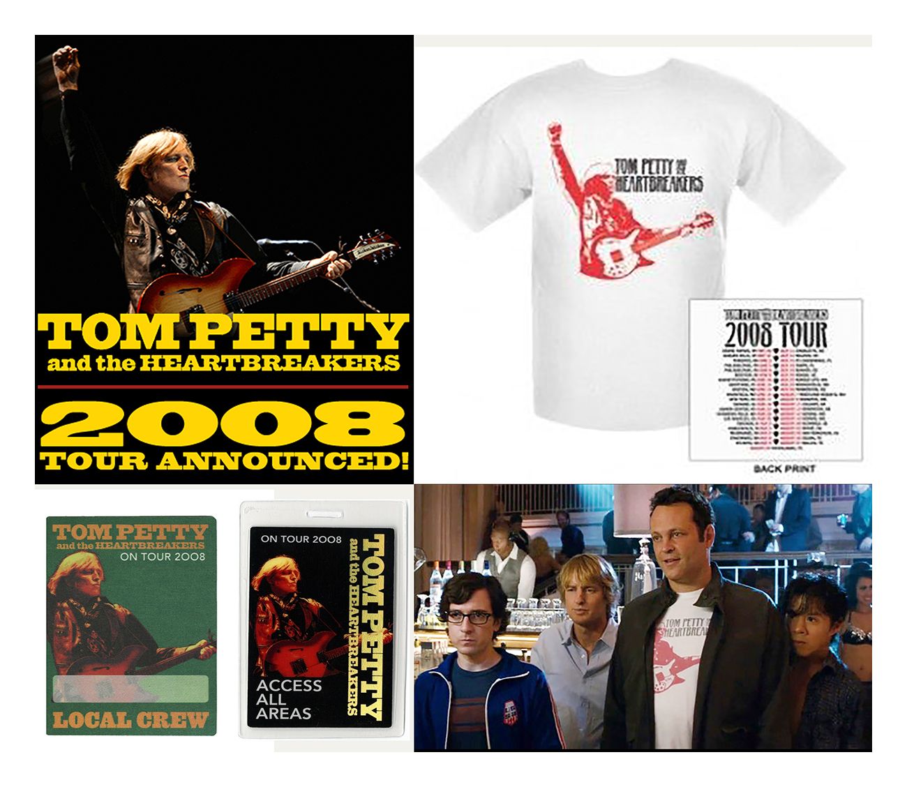 Tom Petty 2008 Tour T Shirts © Jackie Butler Photography