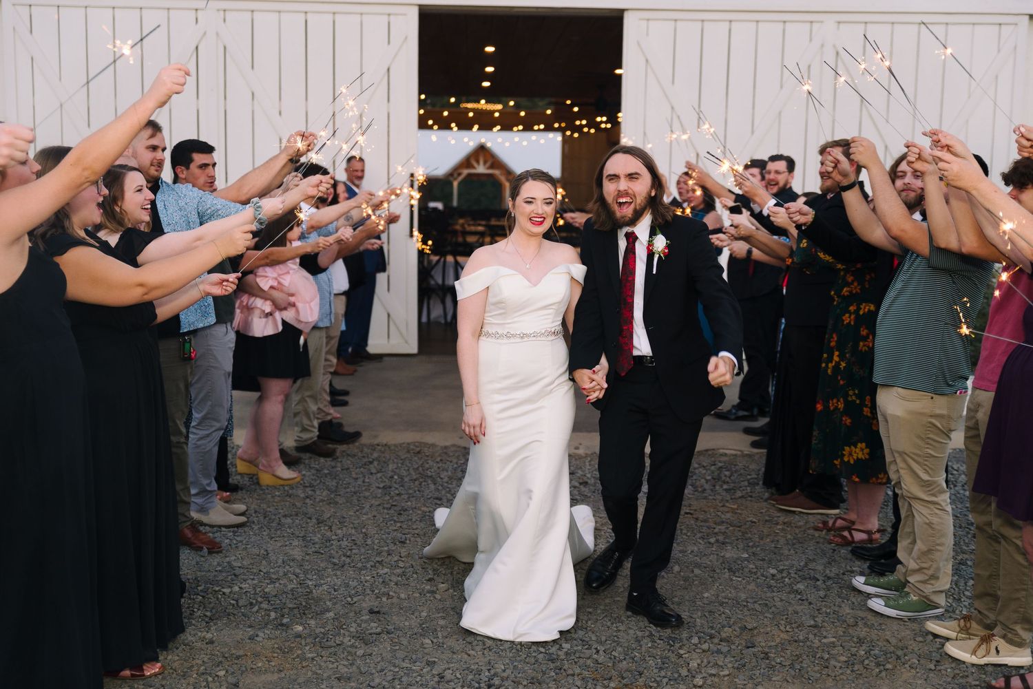 Sendoff wedding picture