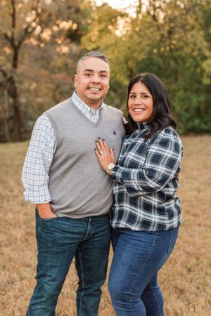 Fall family photos for Christmas card in Austin Texas