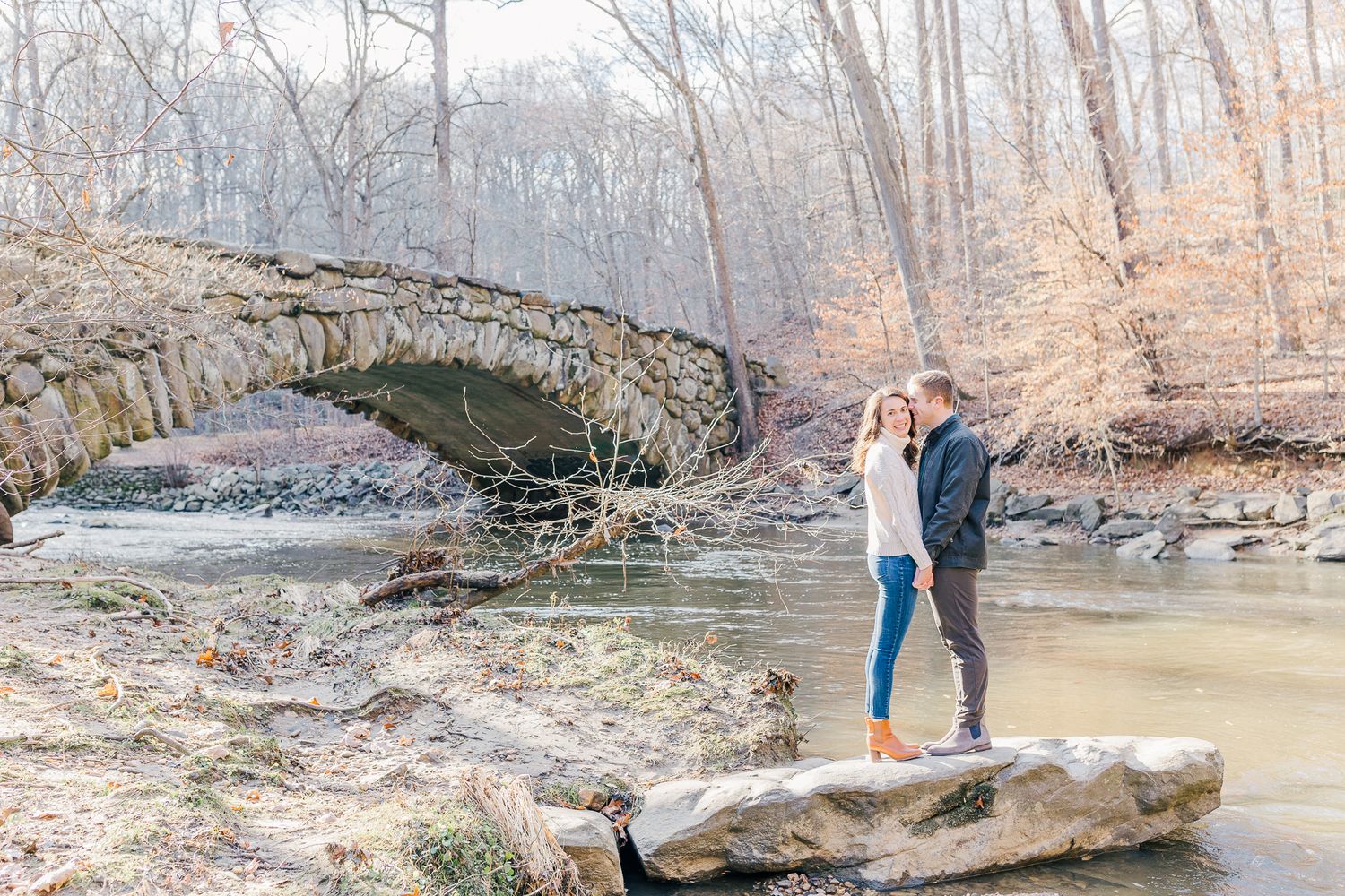ROCK CREEK PARK ENGAGEMENT PICTURES