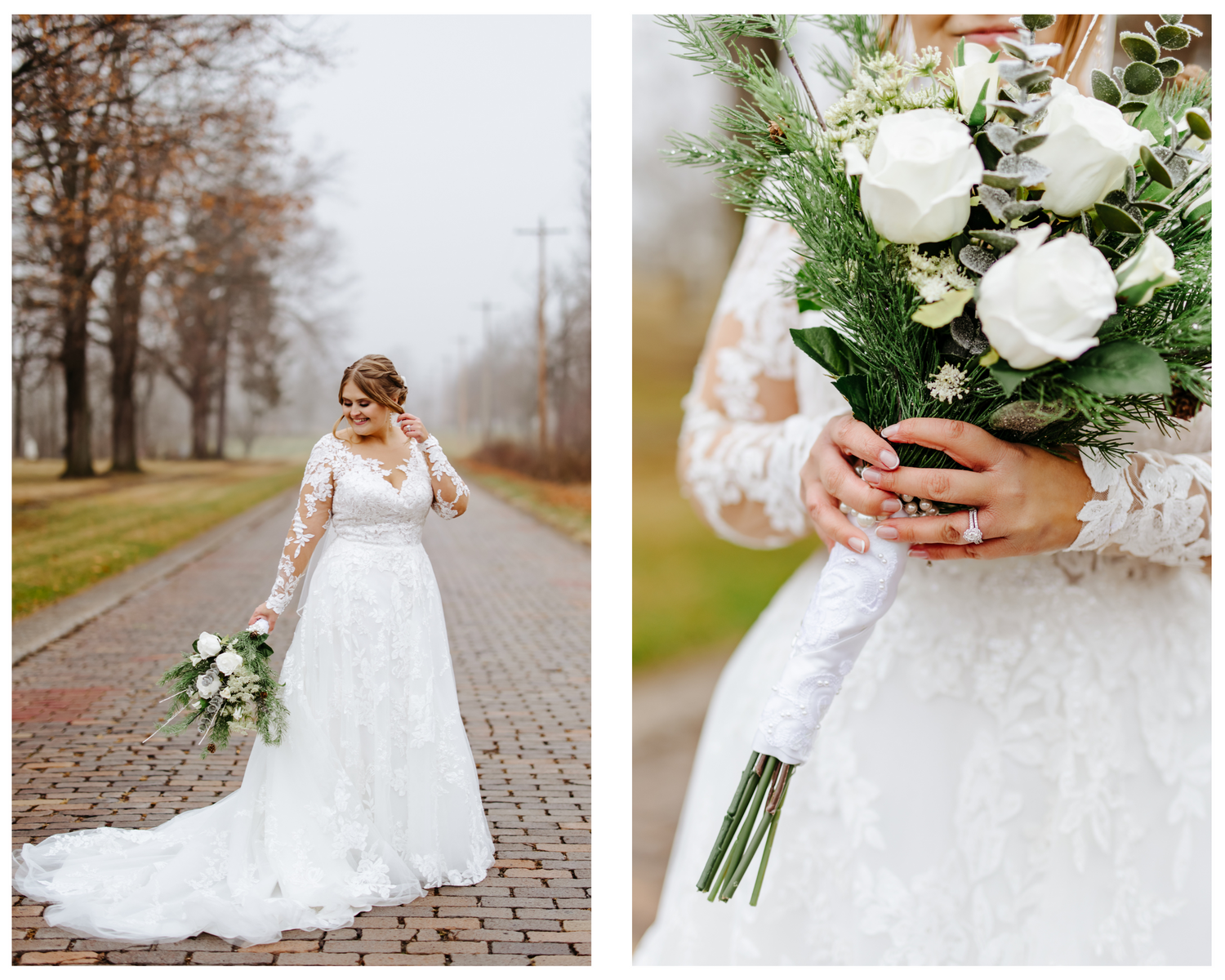 Ohio Wedding, Winter Wedding, Midwest Winter Wedding, Winter Wedding, Ohio Winter Wedding, Wedding Ceremony, Bride Photo