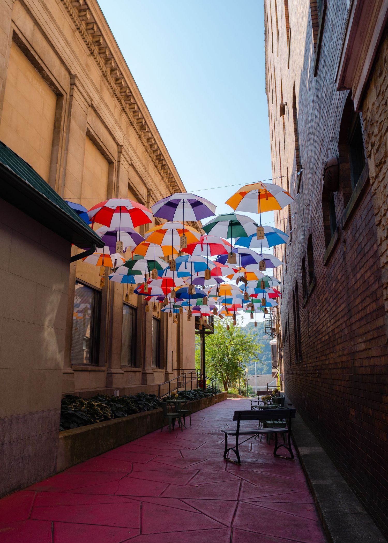 Umbrella Alley, East Liverpool, Ohio