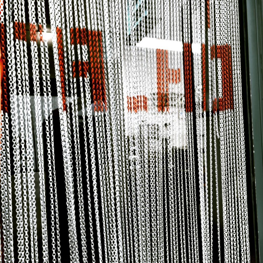 Open Door (Lisbon, Portugal) - Metal drapes