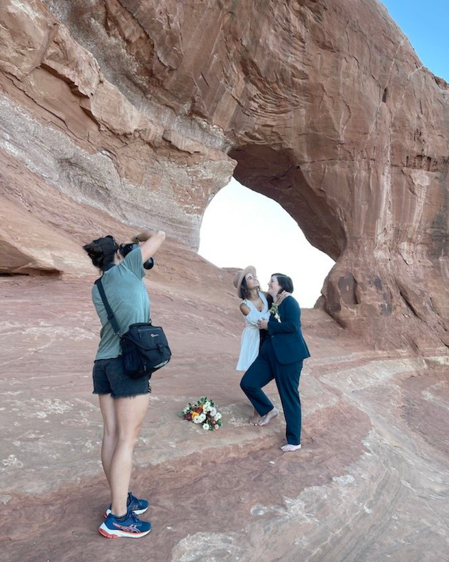 Elopement photographer in utah.