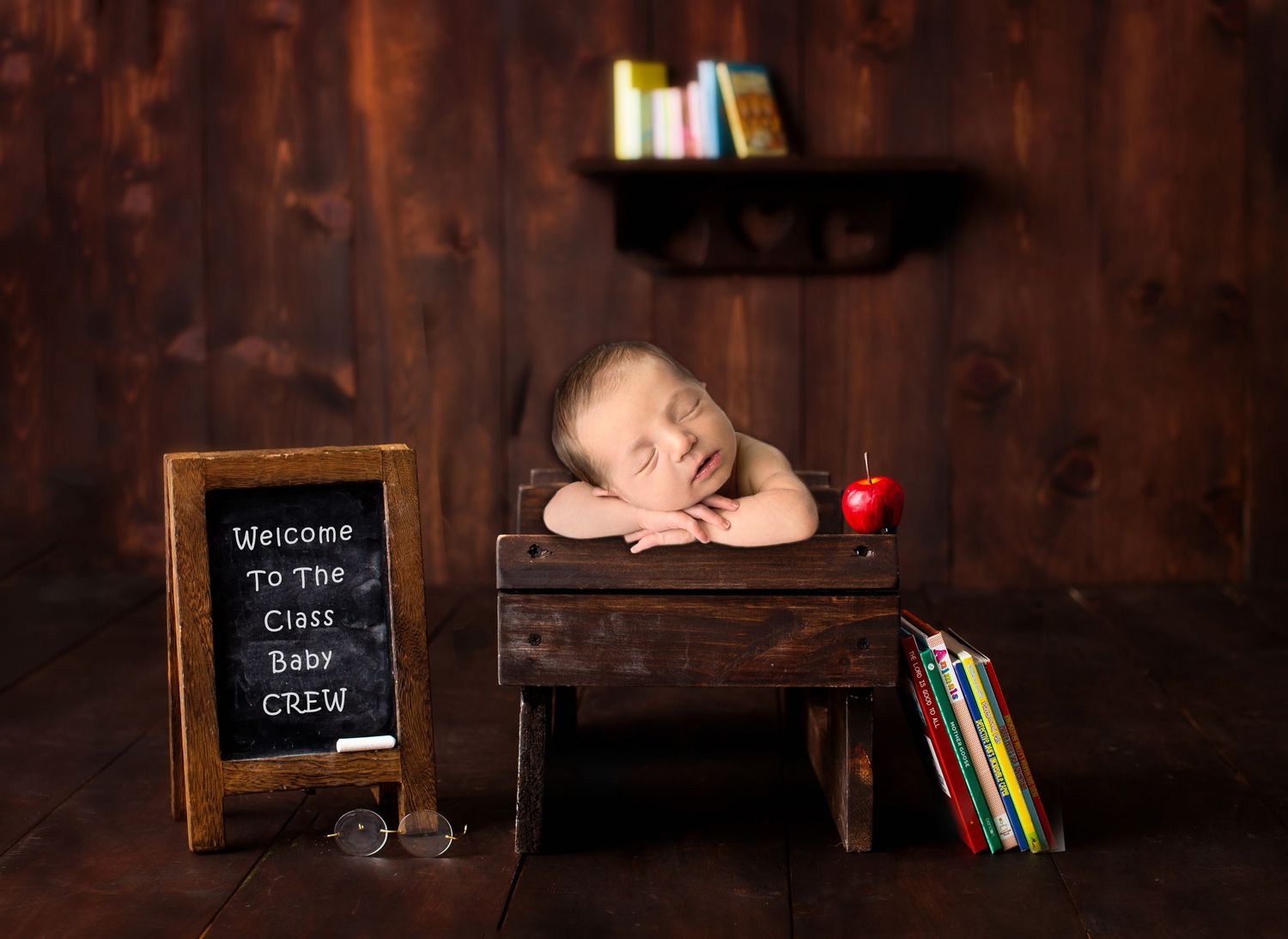 Newborn Baby Crew School Image Berea Ohio near Cleveland Photography