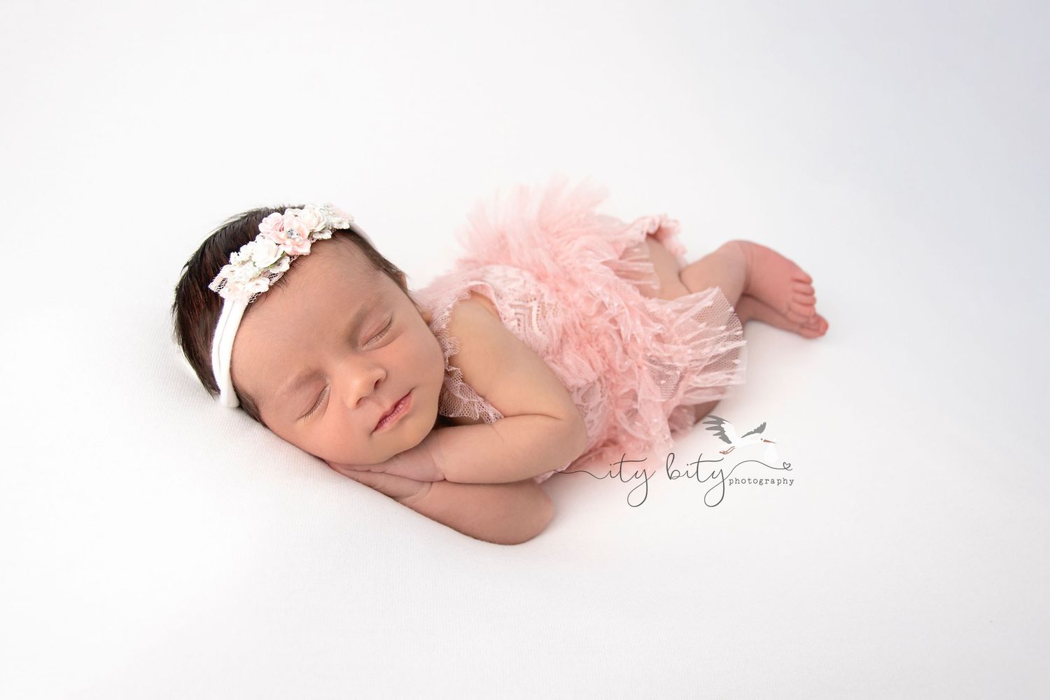 Pinks on Baby Photoshoot in Avon Lake Ohio