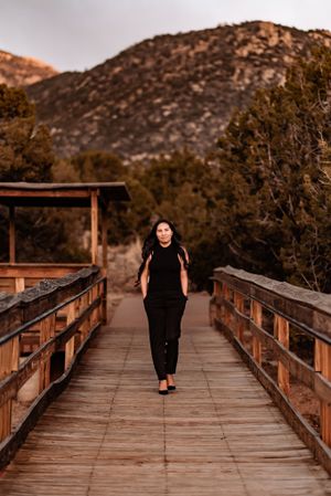 Class of 2024 senior graduation grad portrait pictures albuquerque abq nm New Mexico high school lobos poses college UNM