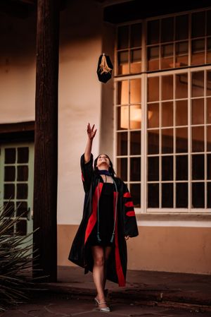 Class of 2024 senior graduation grad portrait pictures albuquerque abq nm New Mexico high school lobos poses college UNM