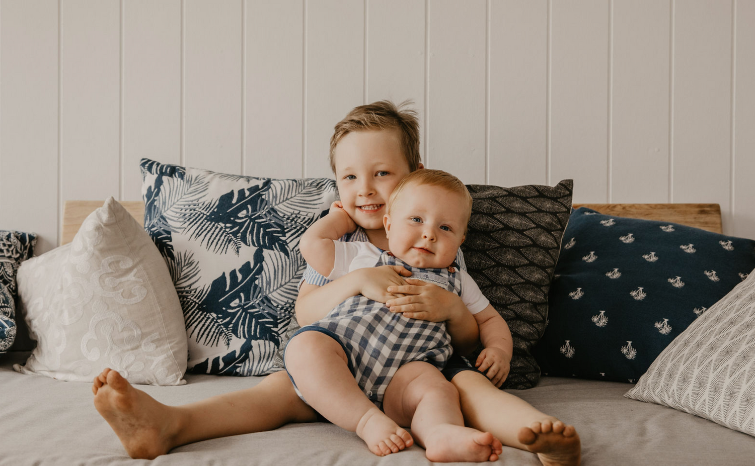 Spring children’s portrait at home in Byron Bay.