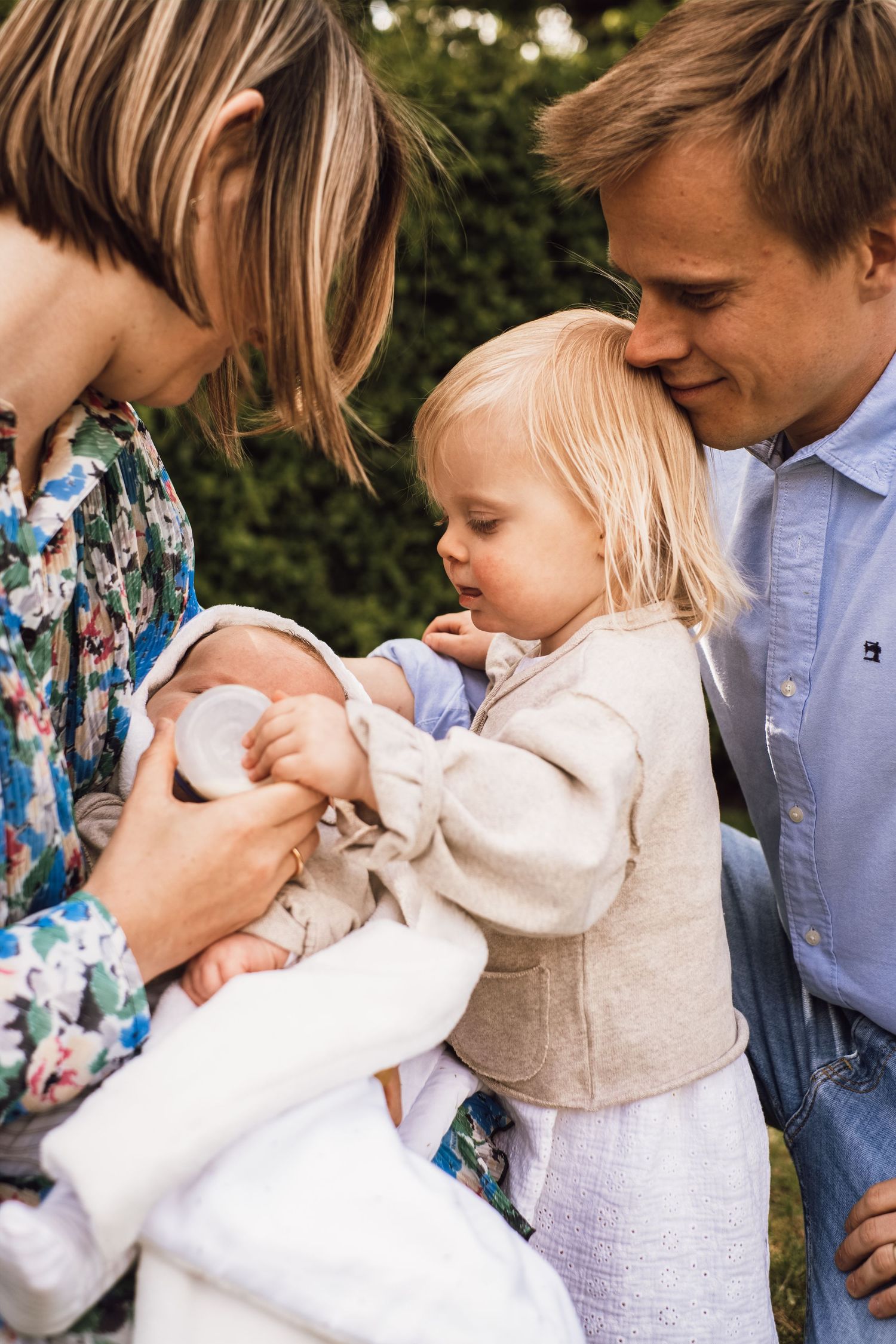 doopsel Noémie, gezin, familie aan de zee, Belgische kust
