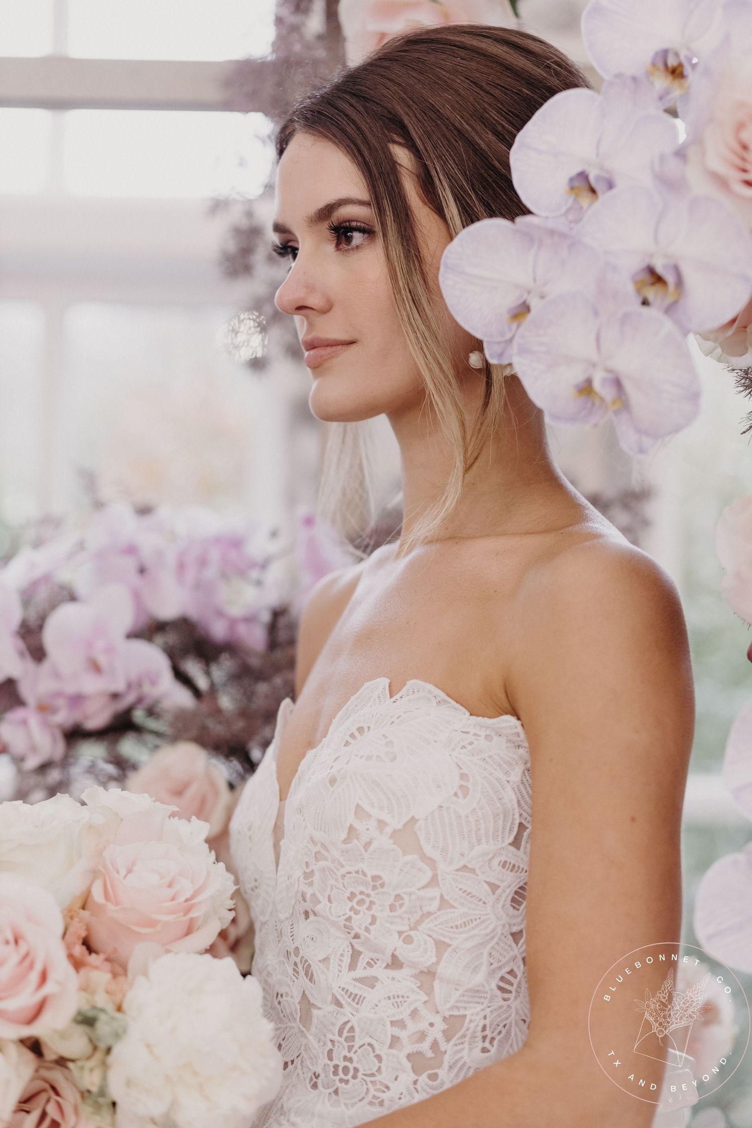 elegant wedding at  peach orchard venue
