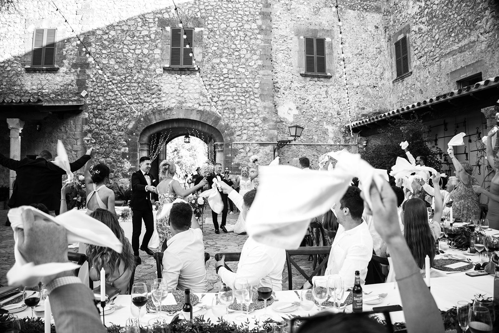 Wedding celebration at Finca Son Termes, Mallorca.