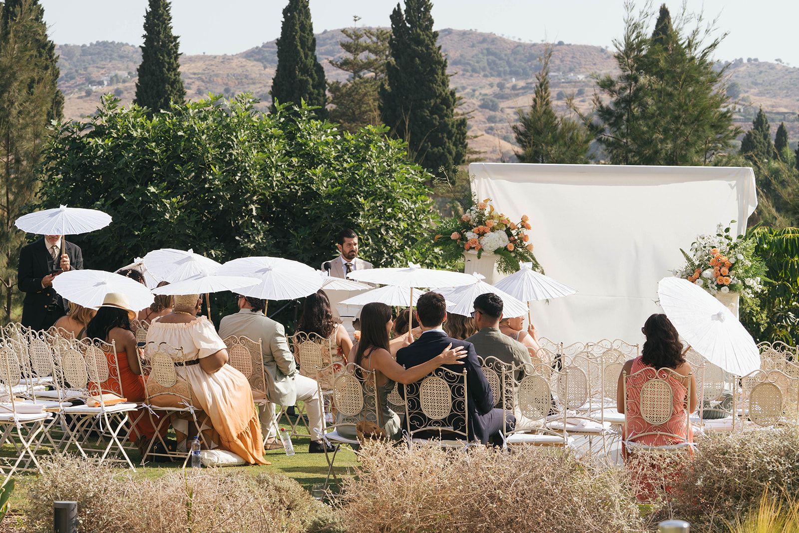 Destination wedding in Malaga, Spain. Ceremony.