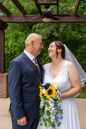 A newly married couple