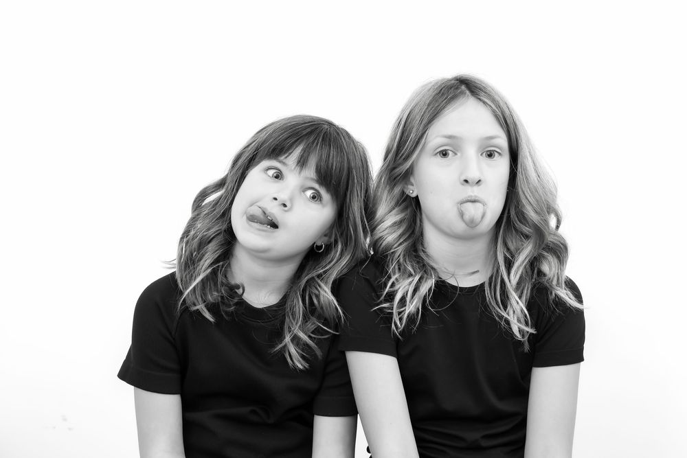 Black and White Express Yourself Portraits