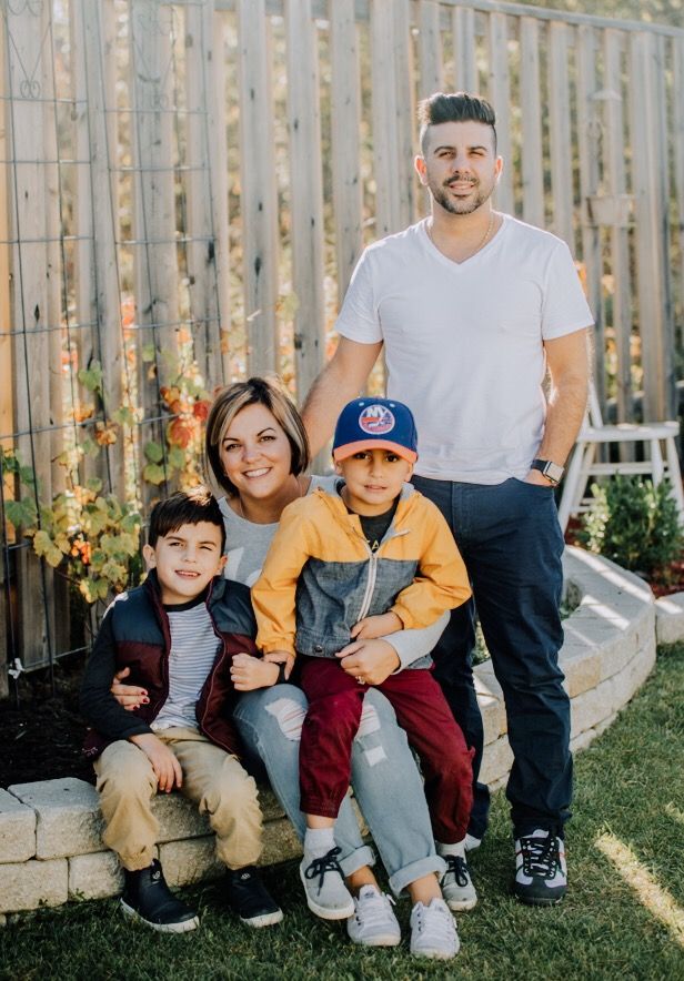 This is us! My favorite photos, not because the lighting is perfect or my kids are small but my favorite photographer took this shot.