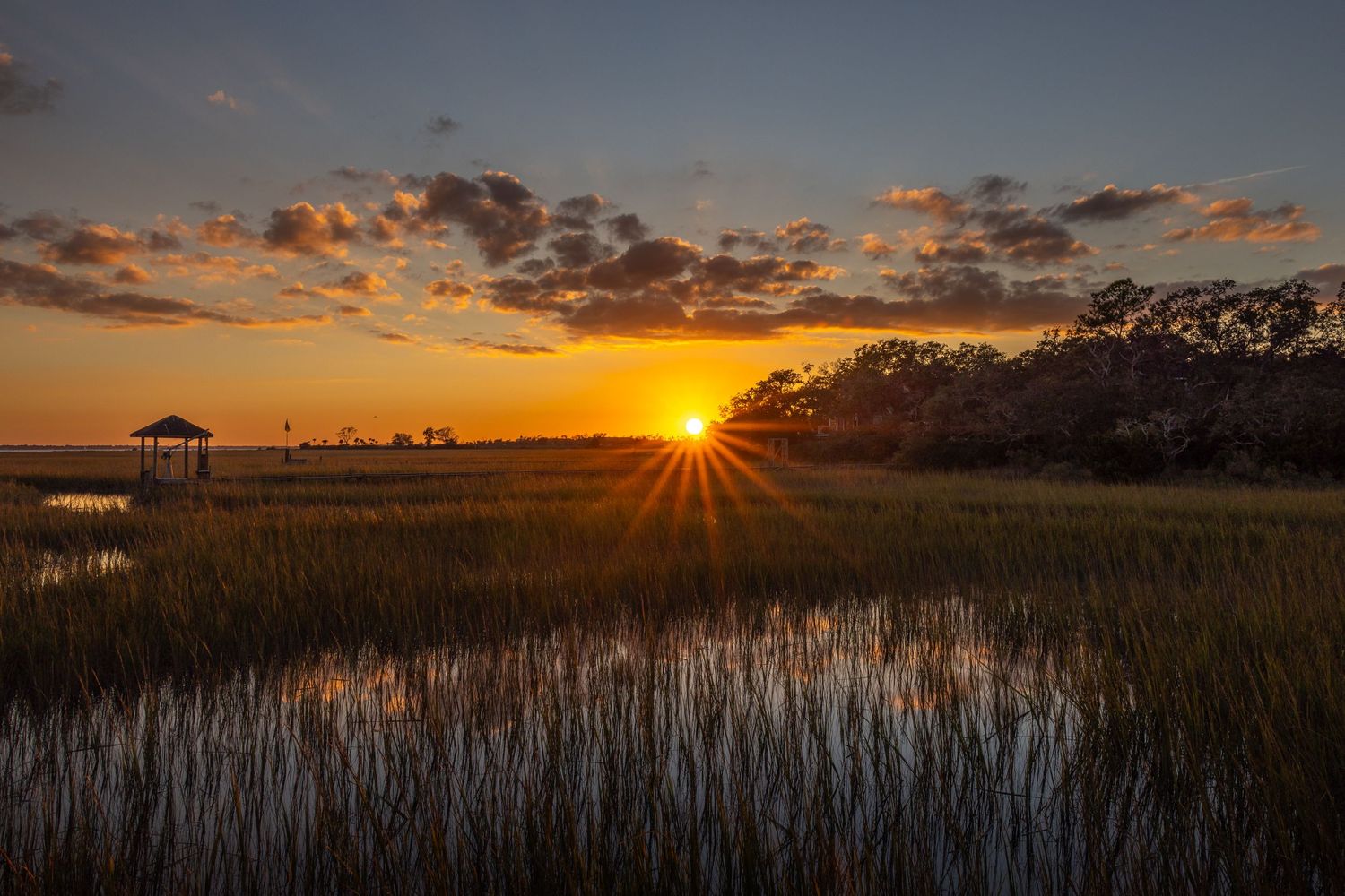 Landscape Photography, Charleston, SC, Shem Creek Sunset