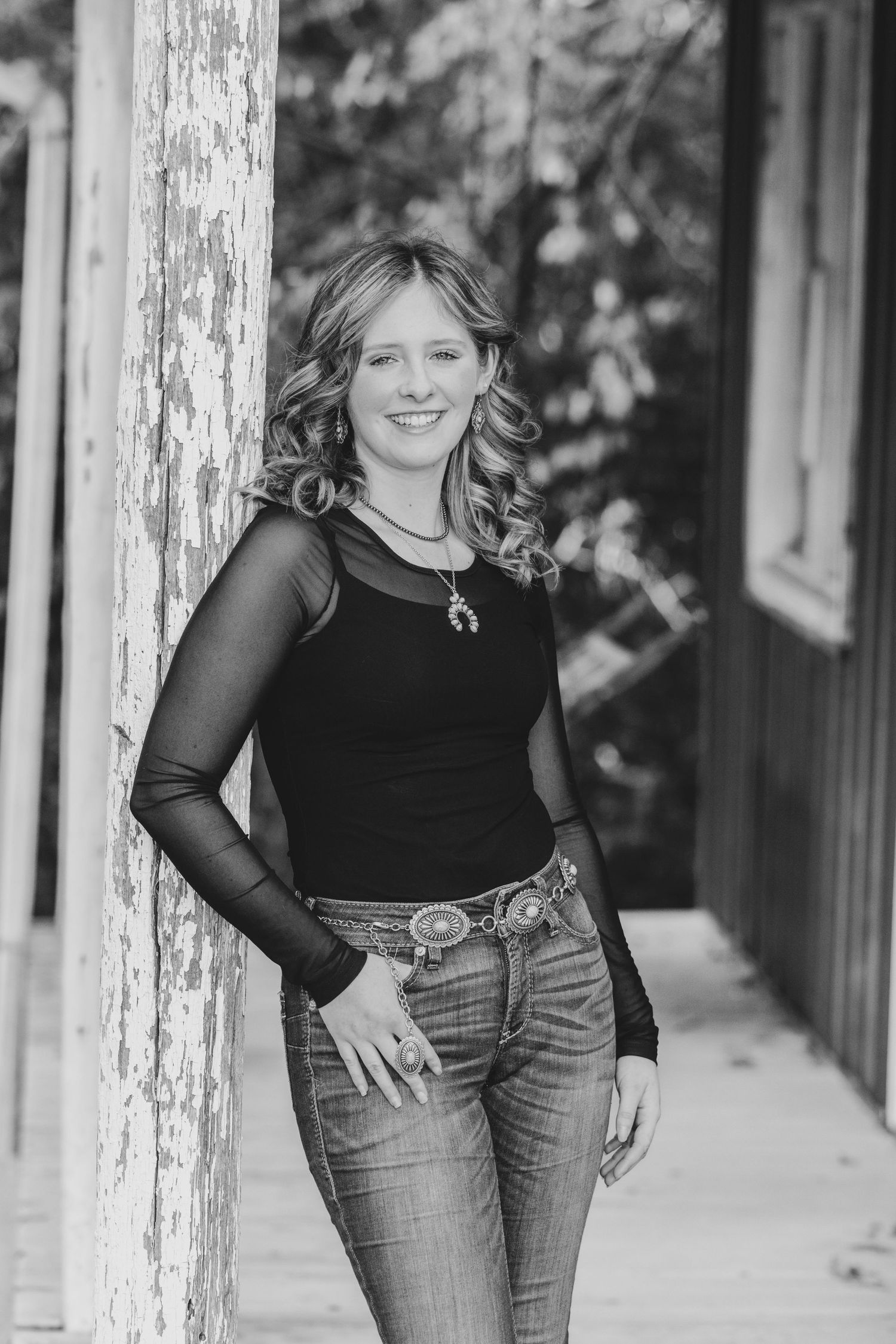 Black and white senior